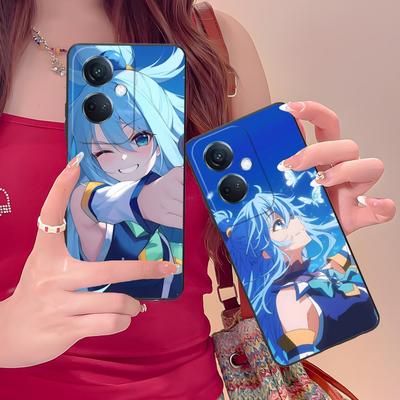 Konosuba Aqua Matte TPU Mobile Phone Case for OPPO Find X9 X8 X7 X6 X5 X3 X2 Plus S Pro Ultra Lite Colorful Printing Cover