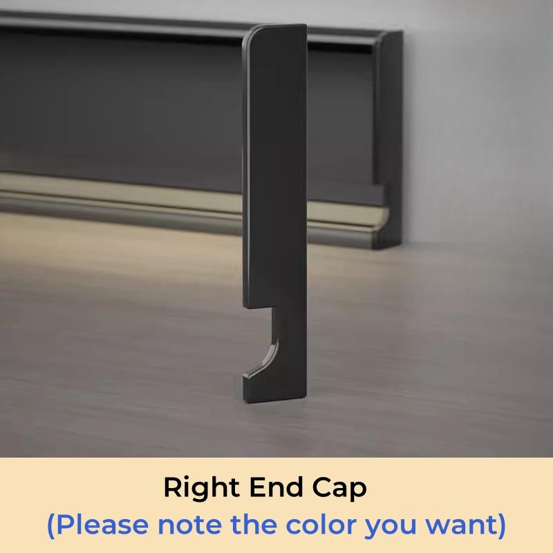 

Нижний светящийся светодиодный плинтус, алюминиевый профиль, DC24V, силиконовый рассеиватель, плинтус, канал, лестница, угол, декоративная полоса света 1pcs