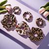 6pc/lot Scrunchies Velvet Hair Accessories For Women Elastic Bands Leopard Small and Large size Ponytail Headwear Holder