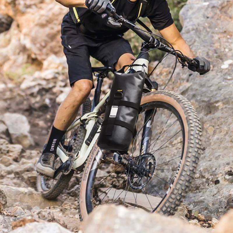 Bicycle Front Fork Bag Waterproof Storage For Mountain And Road Cycling