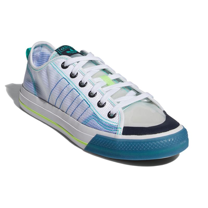 adidas originals Nizza White Lush Blue Sneakers FY3091