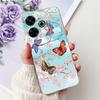 Clear Casing For Xiaomi Poco M6 Plus Cover For Xiaomi Poco M6 4G Case Luxury Butterfly Love Fashion Flowers Cool Lion Painted