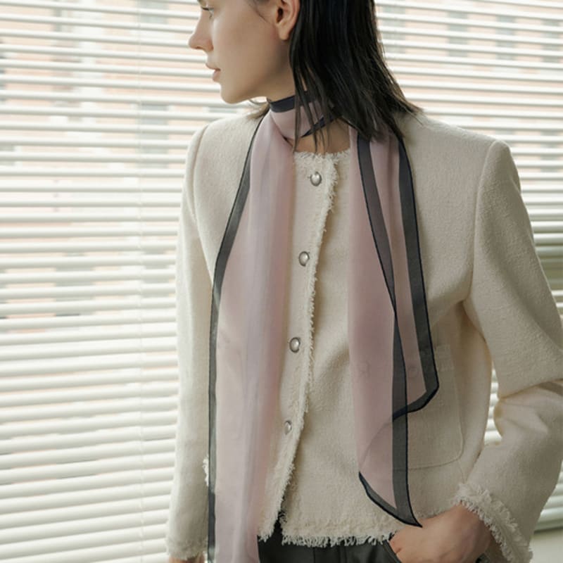 BB’DE SOLI’DE New Ell Chiffon Scarf (3color)