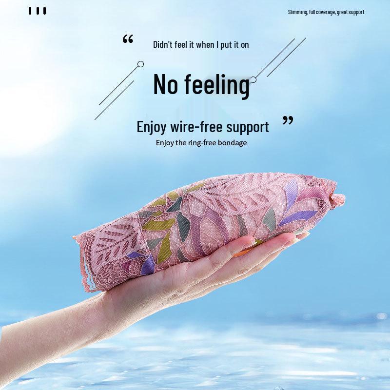 Douyin Best-Selling Full Coverage Adjustable Bra - Bust Enhancing, Anti-Sag, Wire-Free, Beautiful Back Design