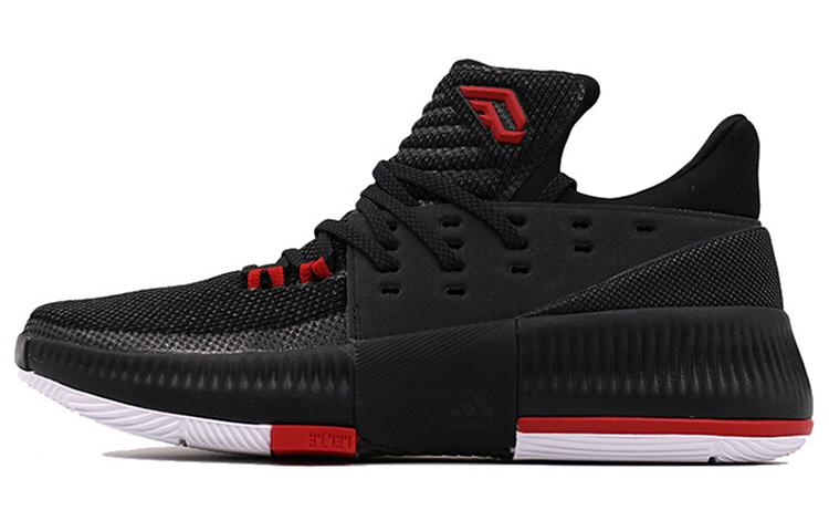 Adidas D Lillard 3  Black Scarlet  CG4186 44