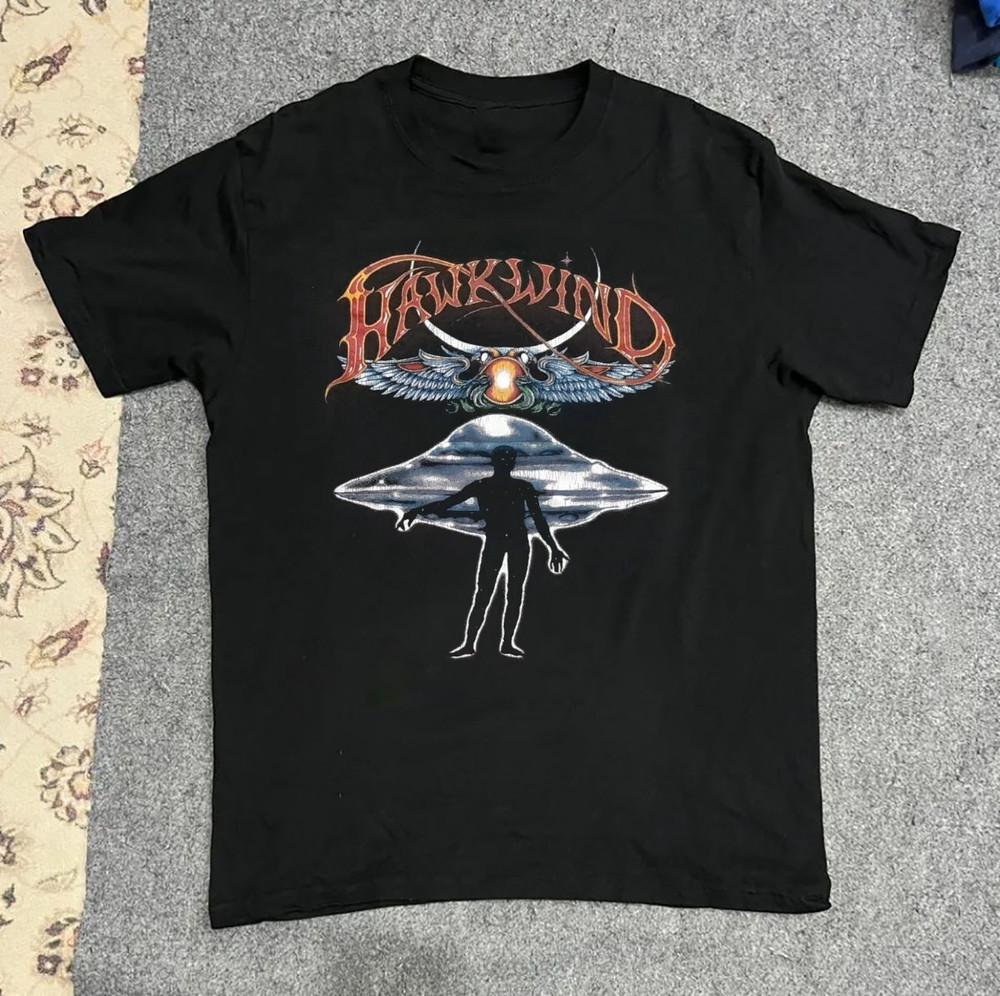 

Hawkwind band Rock Cotton Gift For Fan Tee Shirt UB181 Unisex T-Shirt L