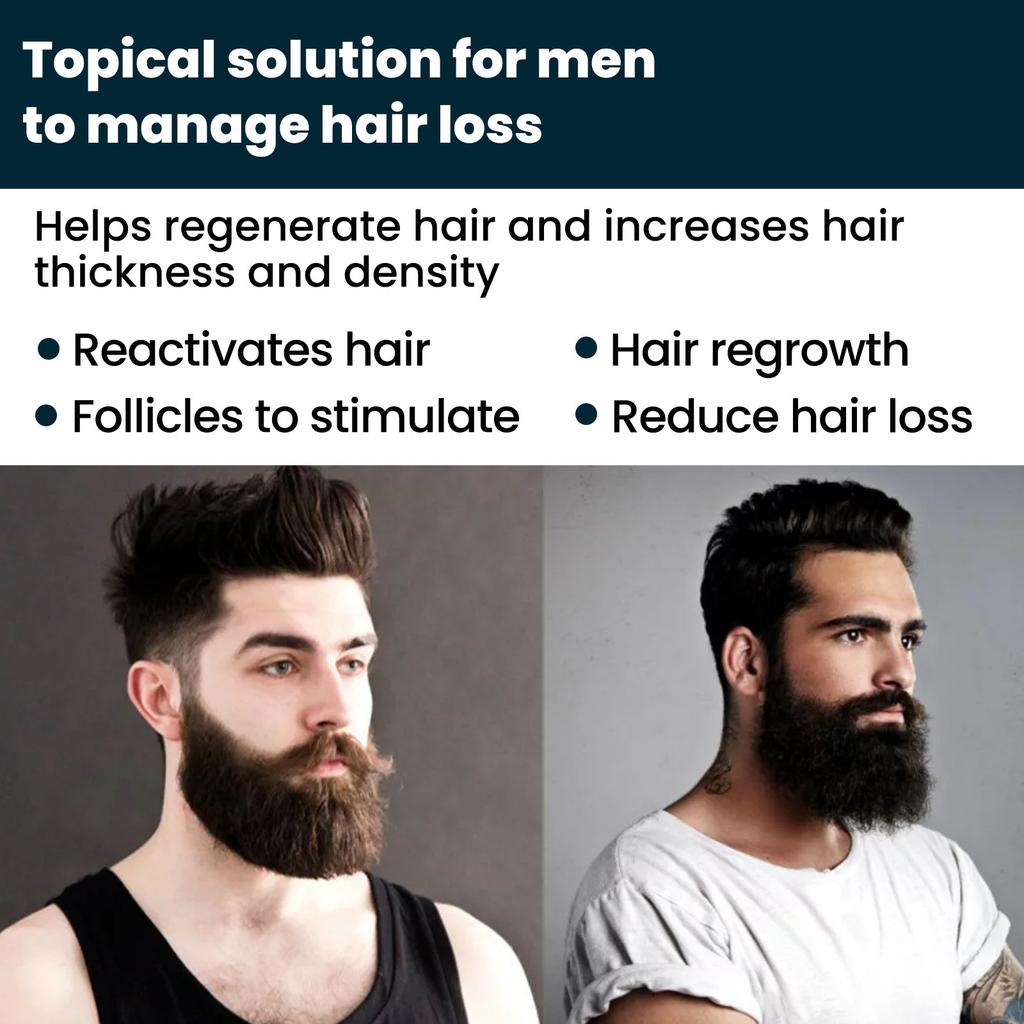 East Moon Men's Hair Treatment – Moisturizing & Nourishing Formula for Stronger, Smoother & Well-Groomed Hair
