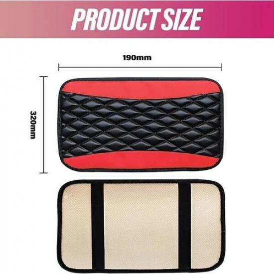 Leather Car Center Console Pad Universal Car Console Cushion Pad Box Cover