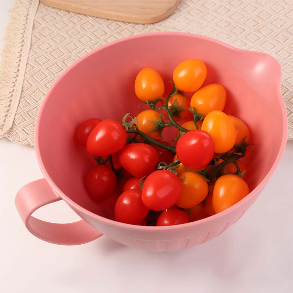 Mit Griff Salatschüssel Große Kapazität Eierschüssel Geschirr Backschüssel Kochen