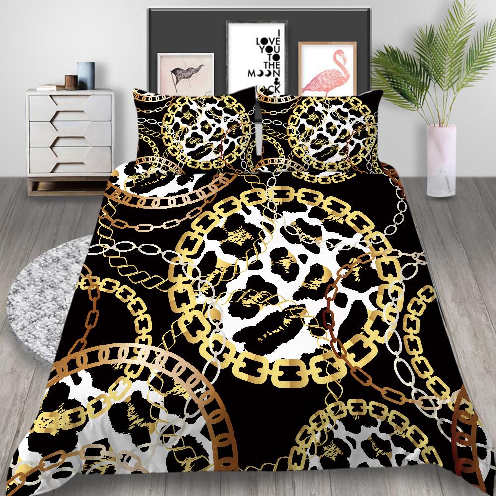 3D Digital Printing Luxury Home Bedding Set Bedroom Duvet Cover Home Bedding Set Single/Double Bed Home Decoration