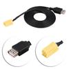 Car Mini ISO 6Pin Connector Plug USB Adapter Cable for Alfa Romeo Fiat Grande Punto