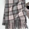 Women's Heated Plaid Winter Scarf