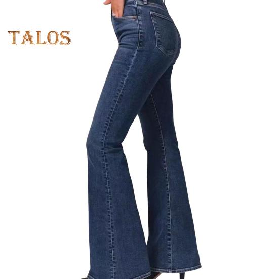 

Женские зимние джинсы средней талии с застежкой-молнией на пуговицах, большого размера, облегающие, с карманами, прямые, широкие, повседневные, длинные брюки XXXL темно-синий