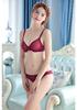 Plus Size European-American French Ultra-Thin Transparent Lingerie Set