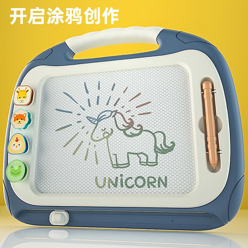 Extra large children's drawing board, magnetic writing board, baby drawing board, colorful graffiti board, early education toy