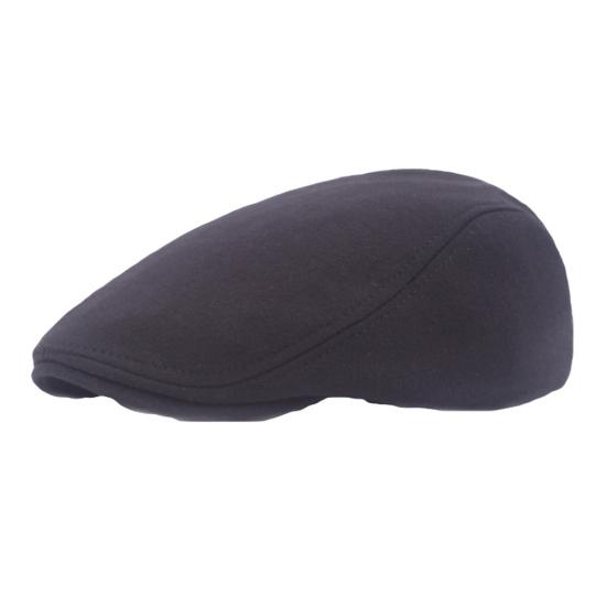 Pánská vintage bavlněná čepice Newsboy Jednobarevná Plochý baret Outdoorové sporty Sluneční klobouk
