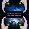 2Pcs Gaming Finger Covers Luminous Sensitive High Elasticity Sweat-proof Non-slip Touch Screen 0.3mm Ultra-thin Mobile Gaming Thumb Gloves Sleeves