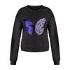 Mode Damen Casual Langarm Schmetterling Print Damen Sweatshirts Tops