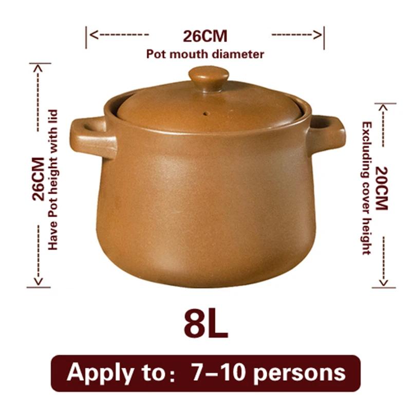 Special Stew Pot for Open Fire Gas Stove Soup Casserole Stew Pot Cookware Hot Pot Good Quality Chinese Traditional Casserole