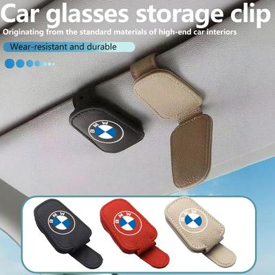 For Car Eyeglass Holder Glasses Storage Clip Auto Sunglasses Accessories M 1 3 4 5 6 7 Series X1 X3 X4 X5 G20 G38 F48 E36