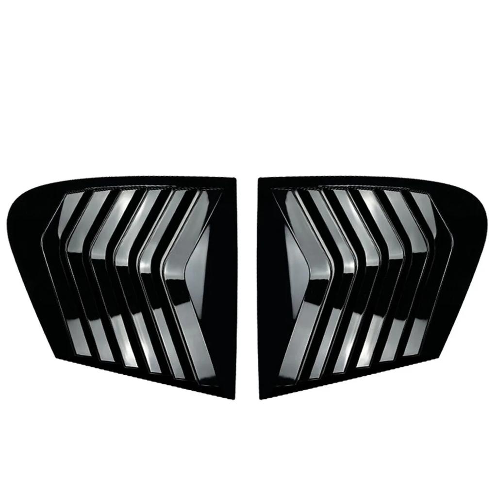 Pair Car Side Window Spoiler Cover For Bmw F20 118i 120i Hatchback 2011-2019 Rear Triangle Louver Air Splitter F20 Louver