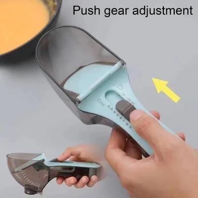 Adjustable Measuring Spoon Set Battery-Free Magnetic Cups Spoons Accurate 5ml-130ml Measurements Gadget for Food Coffee Flour