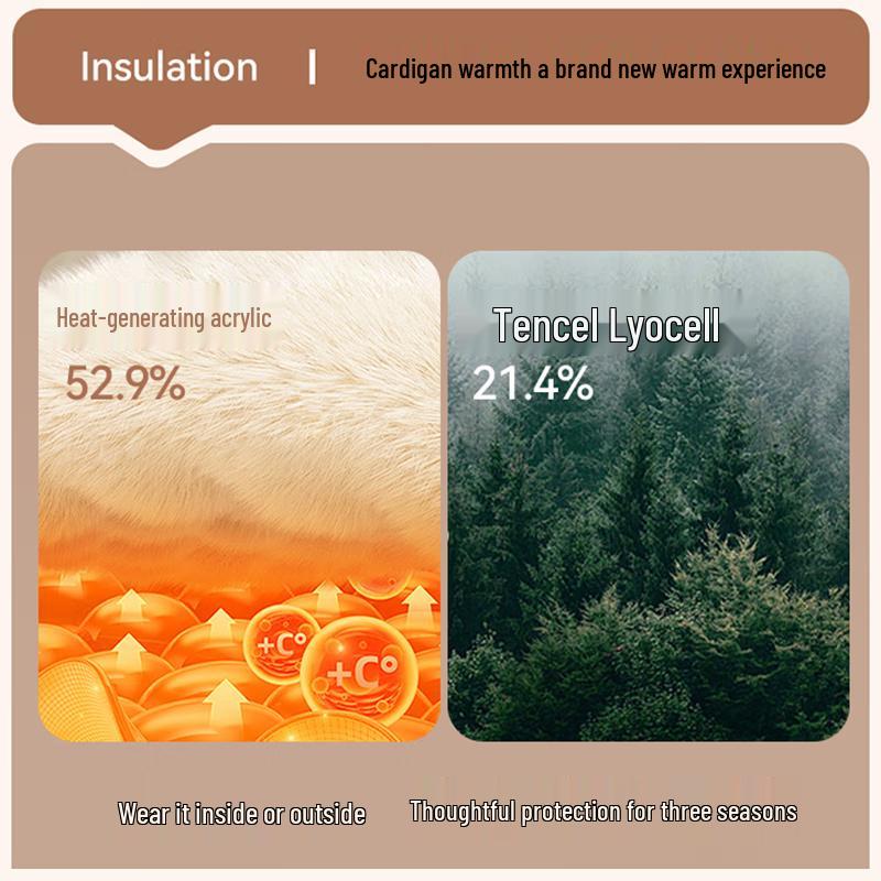 MiiOW Men's Thickened German Velvet Wool Thermal Underwear Set