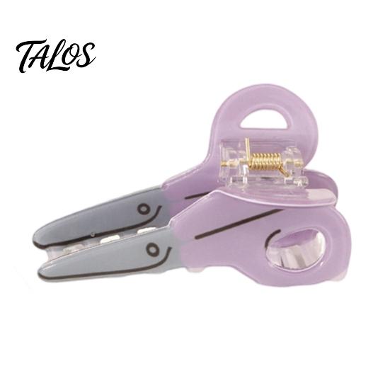 Childlike Stationery Hair Claw Thick Built-in Spring Claw, Transparent Soft Acrylic Shower with Frog Shaped Curved Anti-Slip Teeth, Cartoon Style Clip