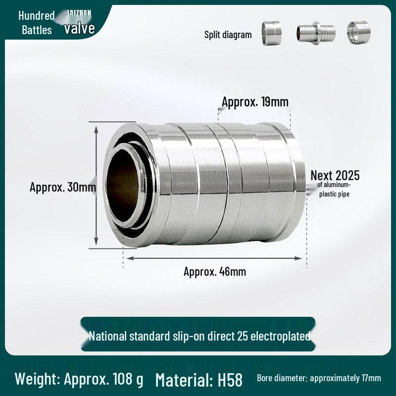 Copper and Aluminum Compression Fittings for Underfloor Heating and Hot Water Pipes