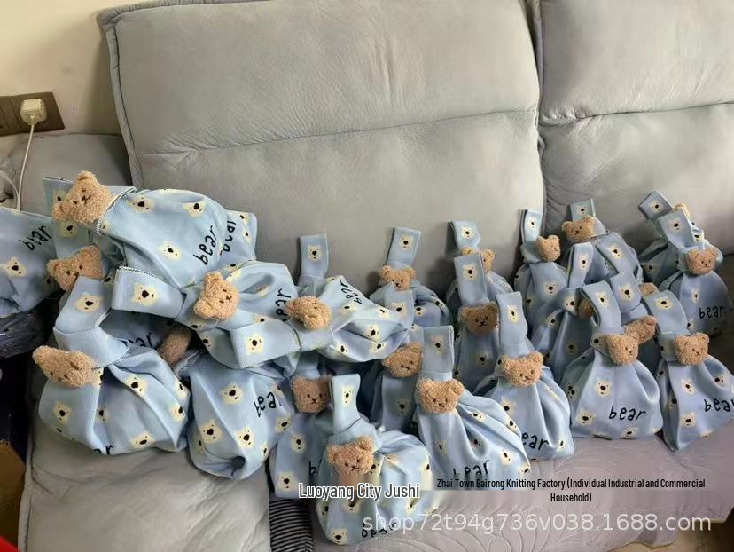 Adorable Baby Party Favor Knitted Gift Bag for Birthdays & Milestones