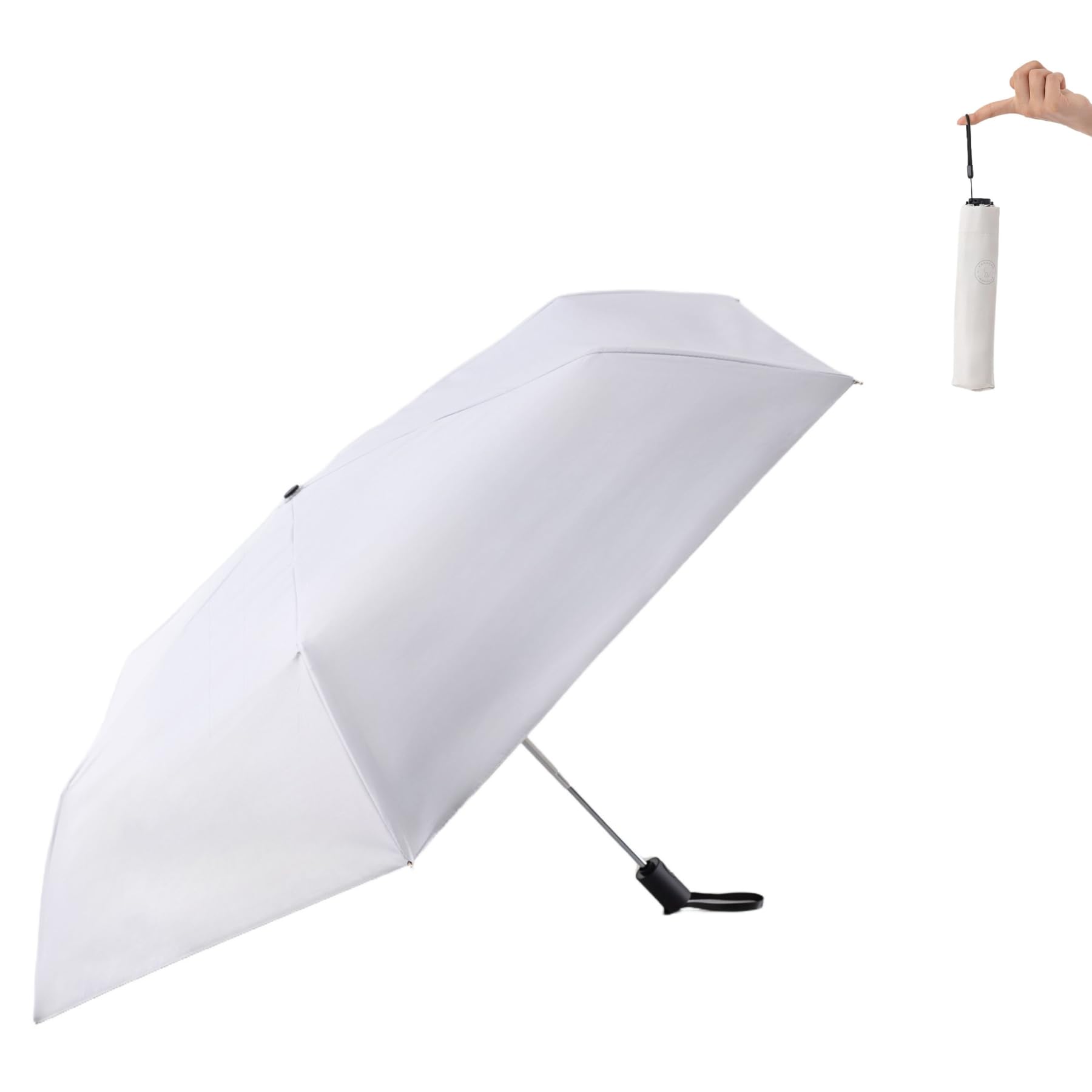 

FANACAN Ultra Lightweight Parasol UV Protection Light Blocking Folding Umbrella Complete Light Blocking Heat Blocking Automatic Opening and Closing