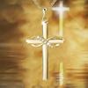S925 Sterling Silver Cross Pendant Necklace