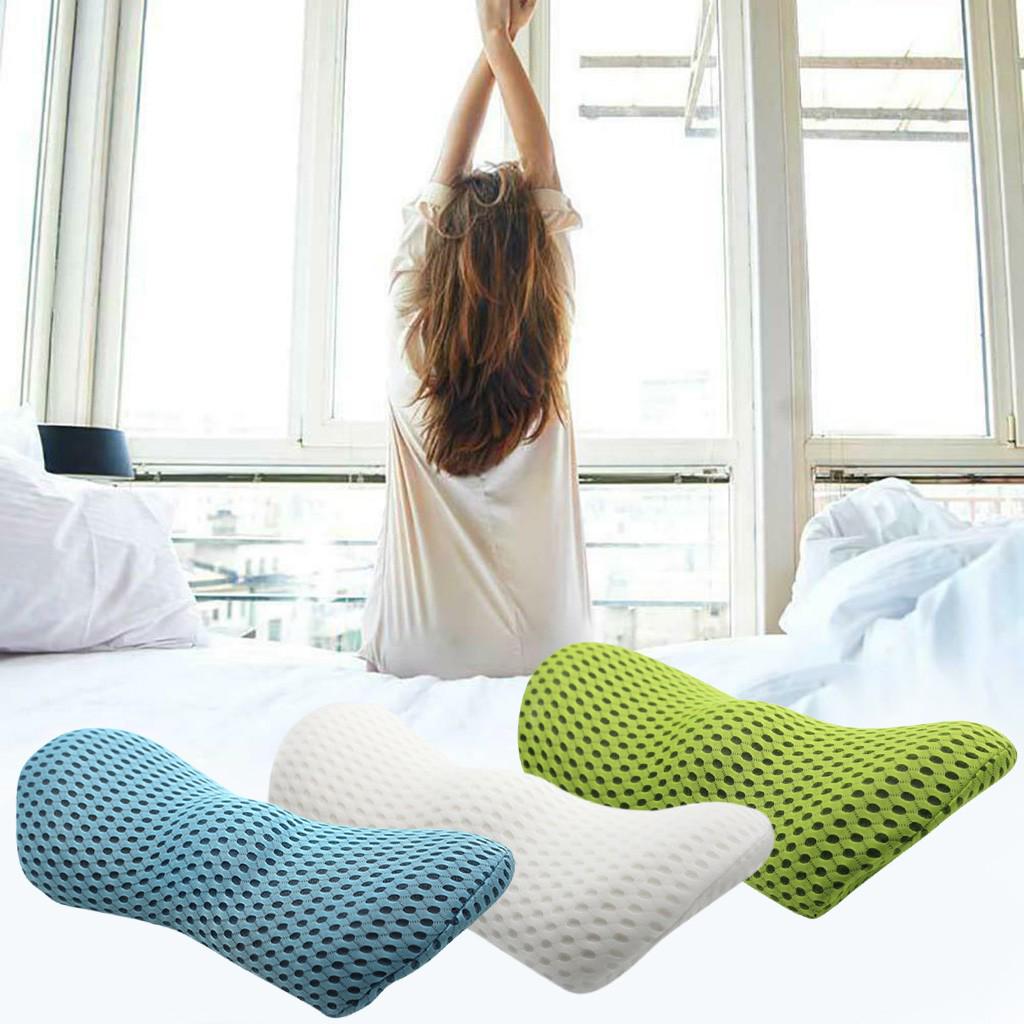 Lumbar Back Memory Foam Support Back Cushion Home Office Car Seat