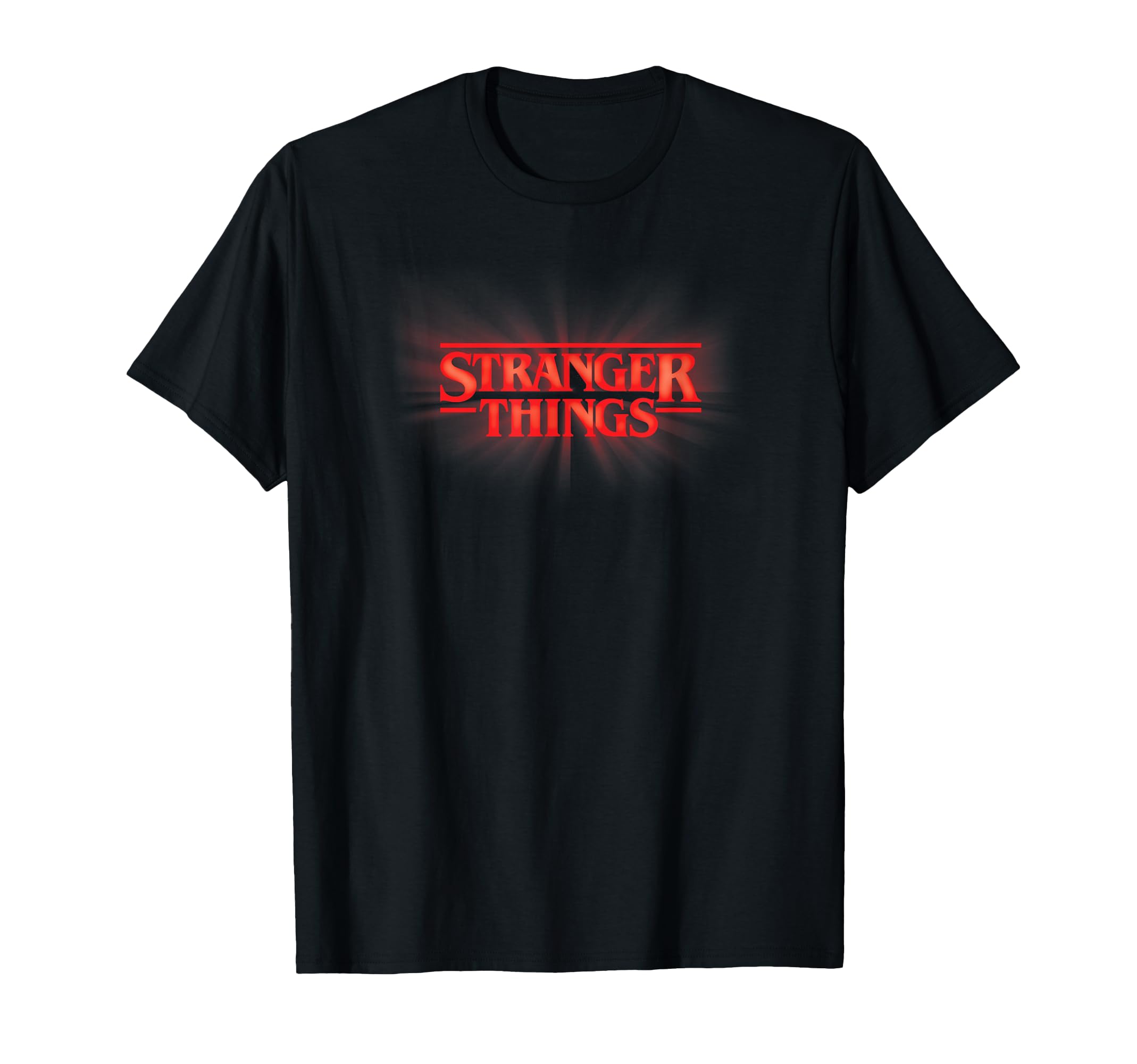 

Stranger Things Red Glow Title Logo T-shirt