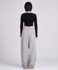 Osillos D20 One-Pleat Wide Loose Fit Sweatpants_Melange