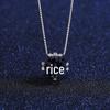 PAG&MAG Moissanite Snowflake Necklace for Women - S925 Sterling Silver, Simple Korean Design
