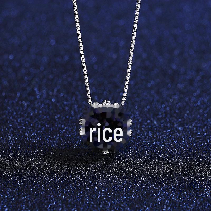 

Ожерелье PAG&MAG Moissanite Snowflake для женщин - серебро 925 пробы, простой корейский дизайн 1 Carat / Piece