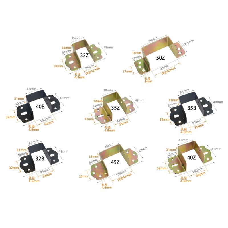 Bed Joint Fitting Simple Assembly Bed Furniture Hardware DIY Furniture Project Bed Hinges Bed Joint Connectors for DIY