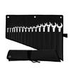 Organized Tool Pouch Reinforced 600D Cloth Fabric For Long Lasting Durability Wrench Roll Organizer Bag