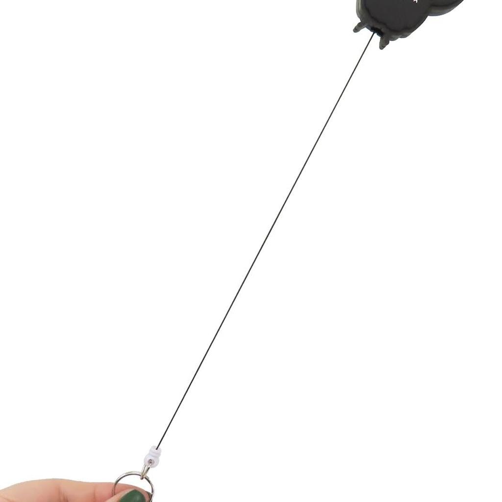 SK Japan Crayon Shin-chan Rubber Reel Keychain Shin-chan & Shiro