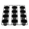 12 Cup Muffin Pan Carbon Steel Cupcake Baking Pan Anti Stick Cupcake Tin for Home Kitchen
