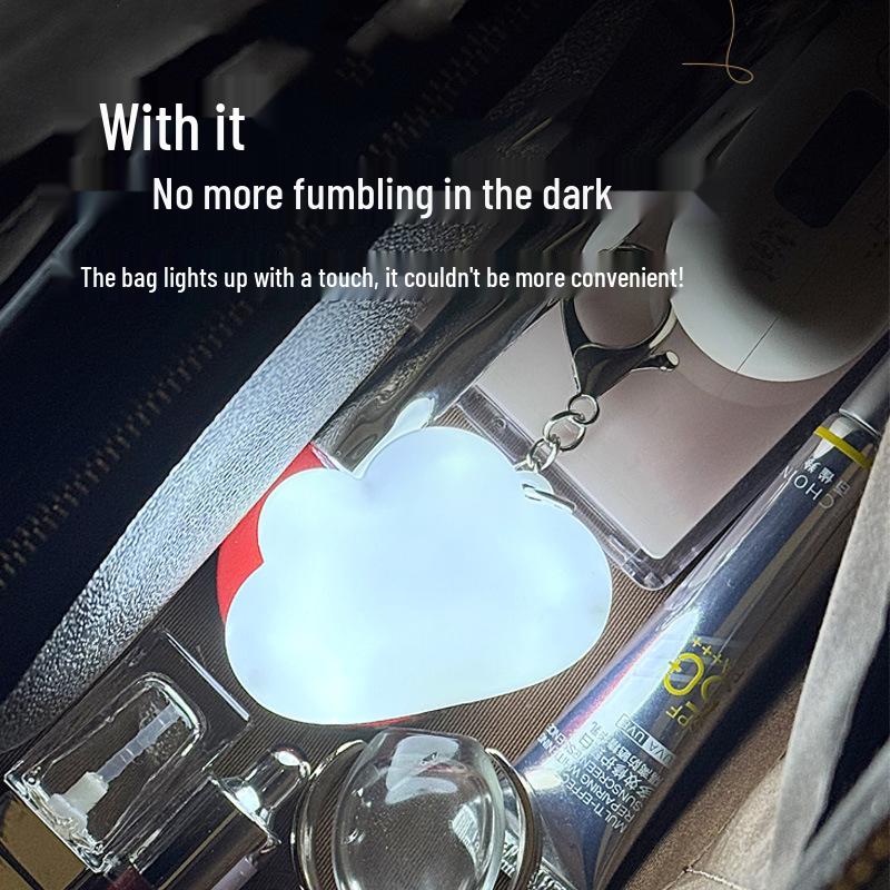 3D Touch LED Keychain Light - Cute, Creative Ornament Gift for Bedroom