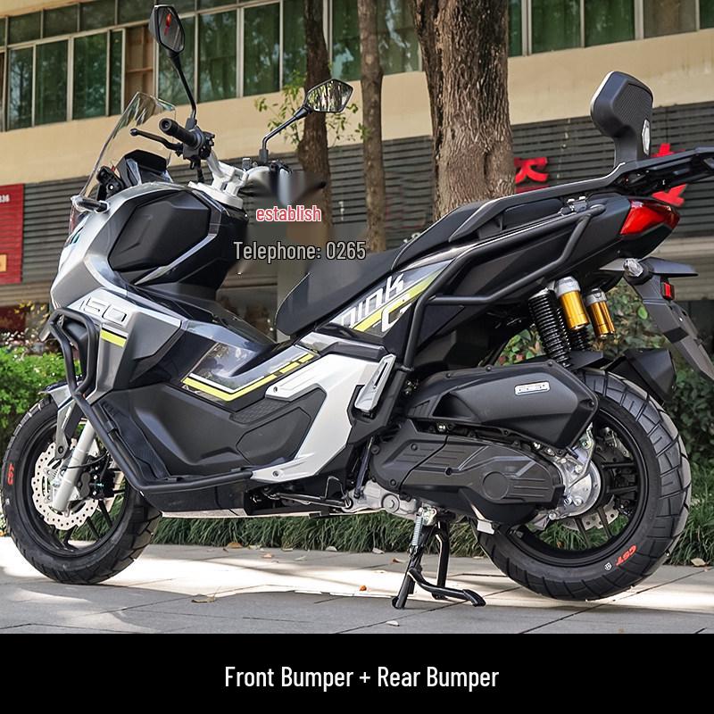 Kymco DINKG150 Anti-Fall Front/Rear Bumper, Exhaust Pipe Guard, Comfort Backrest Modified Accessories