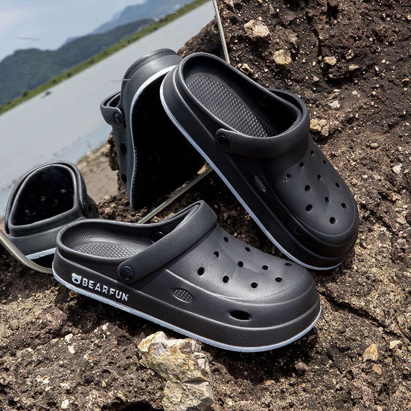 Ladies' Thick Soled Breathable Summer Sandals, Suitable for Walking, Walking Dogs, and Home Use, Lightweight and Shock-absorbing Casual Beach Shoes