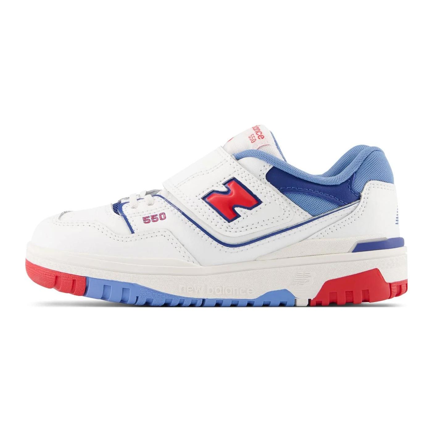 

New Balance NB 550 Повседневная обувь Детские кроссовки Белый Красный PHB550CH 33.5