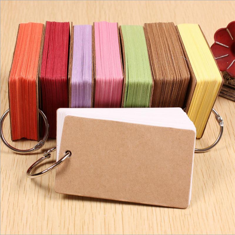 Buy Word Notes 50 Simple Blank Student English Words Book Notepad Iron ...