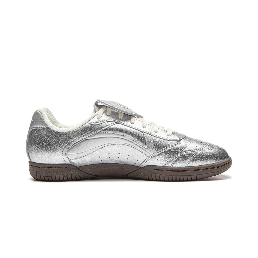 Li Ning Jimmy Butler Buckets Jb Cushioning Slip Resistant Breathable Coverage Support Low Top Casual Shoes Men's Silver ABCW021-3