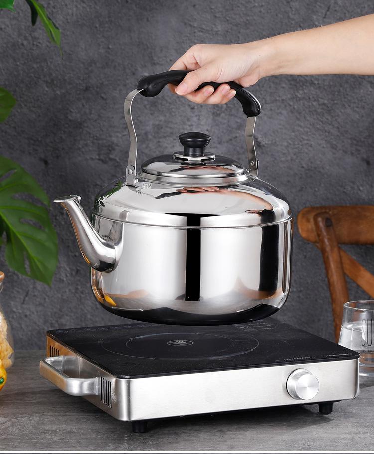 Large Capacity Stainless Steel Food Grade Kettle and Hot Water Teapot