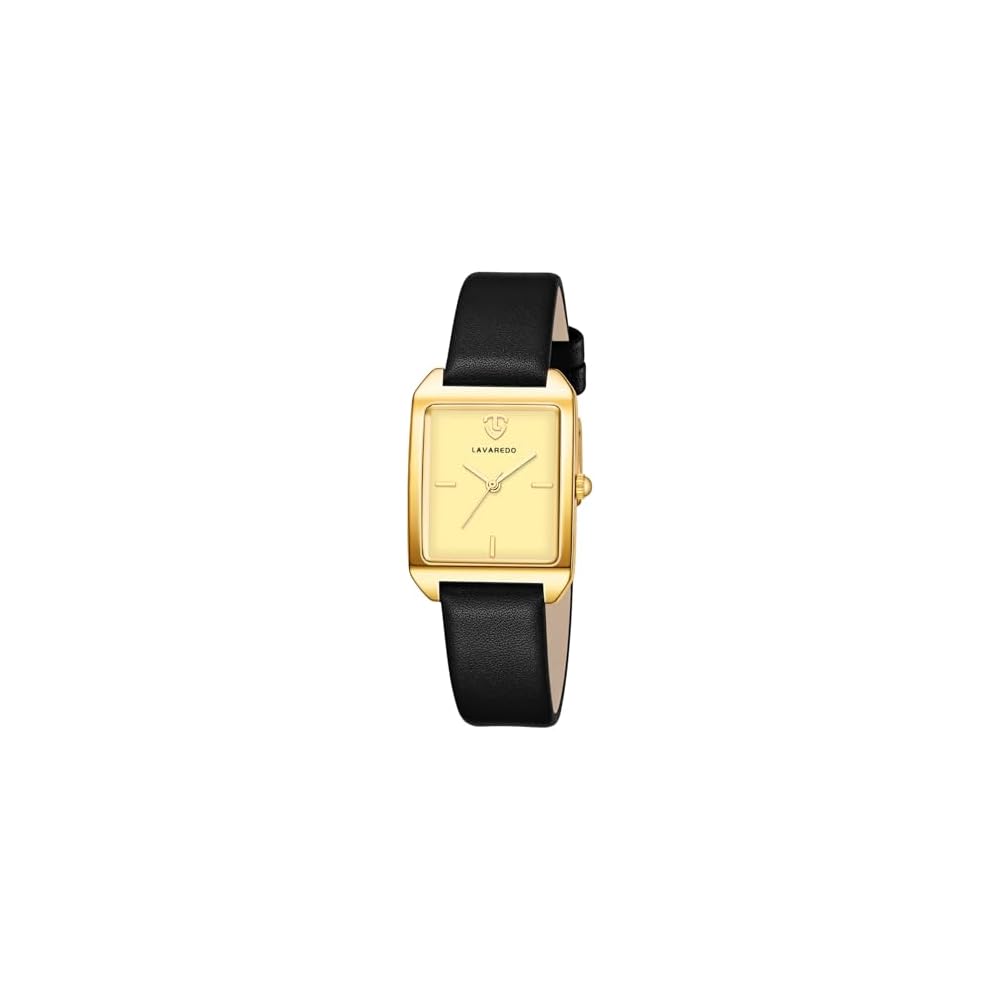 ShunkanSai Women s Analog Quartz Watch Square Waterproof Leather Strap Casual Fashion Timepiece