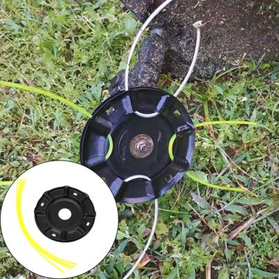 Hochleistungs-Trimmerkopf Kompatibel mit kleinen Rasenmähern Robuste Metallkonstruktion für unwegsames Gelände